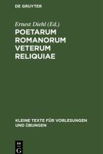 Poetarum Romanorum veterum reliquiae
