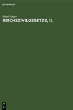 Reichszivilgesetze, II. af Jaeger Ernst Jaeger