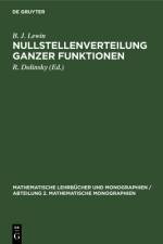 Nullstellenverteilung ganzer Funktionen af B. J. Lewin