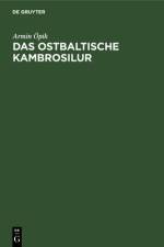 Das ostbaltische Kambrosilur af Armin Öpik