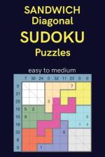 Sandwich Diagonal Sudoku Puzzles Easy to Medium