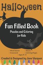 Halloween Puzzle and Coloring Book for Kids af Jane Vazquez