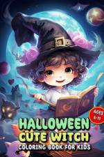 Halloween Cute Witch Coloring Book for Kids af Laura Seidel