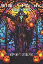 Halloween Stained Glass Coloring Book af Midnight Showcase