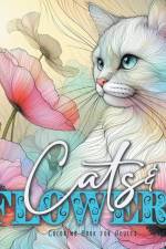 Cats and Flowers Coloring Book for Adults af Monsoon Publishing
