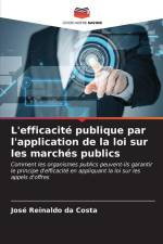 L'efficacité publique par l'application de la loi sur les marchés publics af José Reinaldo Da Costa