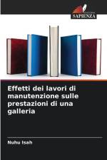 Effetti dei lavori di manutenzione sulle prestazioni di una galleria af Nuhu Isah