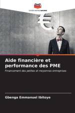 Aide financière et performance des PME af Gbenga Emmanuel Ibitoye
