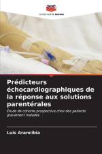Prédicteurs échocardiographiques de la réponse aux solutions parentérales af Luis Arancibia