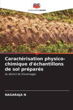 Caractérisation physico-chimique d'échantillons de sol préparés af Nagaraja N