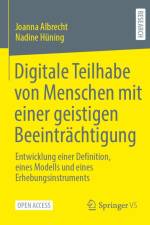 Digitale Teilhabe von Menschen mit einer geistigen Beeinträchtigung af Joanna Albrecht