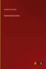 Kalenderbüchlein af Adolph Drechsler