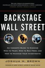 Backstage Wall Street (Pb) af Joshua Brown