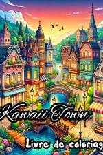 Livre de coloriage Kawaii Town af Sophia Caleb