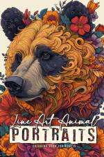 Line Art Animal Portraits Coloring Book for Adults af Monsoon Publishing