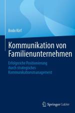 Kommunikation von Familienunternehmen af Bodo Kirf