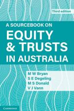 A Sourcebook on Equity and Trusts in Australia af Michael Bryan