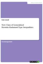 New Class of Generalized Hermite-Hadamard Type Inequalities af Iram Javed