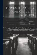 Novus Thesaurus Iuris Civilis Et Canonici af Gerard Meerman
