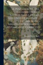Il Pentamerone, Del Cavalier Giovan Battiste Basile, Ouero, Lo Cunto De Li Cunte ... Di Gian Alesio Abbattutis. Nouamente Restampato E Corrietto af Giovanni Battista Basile