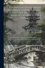 Description geographique, historique, chronologique, politique, et physique de l'empire de la Chine et de la Tartarie chinoise