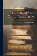 The Theory of Oral Tradition af Gotthard Deutsch