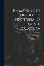 Parmenidis Et Empedoclis Doctrina De Mundi Structura af Ernst Friedrich Apelt