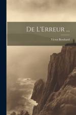 De L'Erreur ... af Victor Brochard