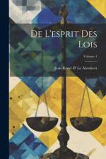 De L'esprit Des Lois; Volume 1 af Jean Rond D' Le Alembert
