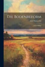 Die Bodenreform af Adolf Damaschke