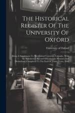 The Historical Register Of The University Of Oxford af University of Oxford