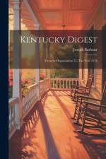 Kentucky Digest af Joseph Barbour