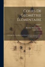 Cours De Géométrie Élémentaire af Boleslas Niewenglowski