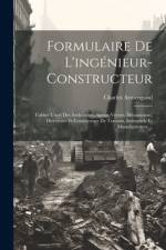 Formulaire De L'ingénieur-Constructeur af Charles Armengaud