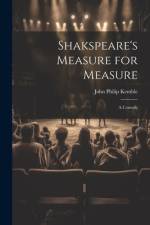 Shakspeare's Measure for Measure af John Philip Kemble