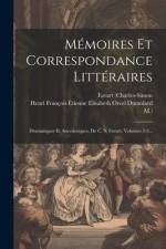 Mémoires Et Correspondance Littéraires af Favart (Charles-Simon