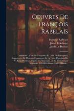 Oeuvres De François Rabelais af FranÃ§ois Rabelais