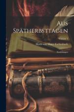Aus Spätherbsttagen