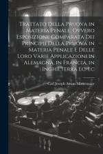 Trattato Della Pruova in Materia Penale, Ovvero Esposizione Comparata Dei Principii Della Pruova in Materia Penale E Delle Loro Varie Applicazioni in Alemagna, in Francia, in Inghilterra Ec. Ec af Carl Joseph Anton Mittermaier