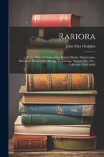 Rariora af John Eliot Hodgkin
