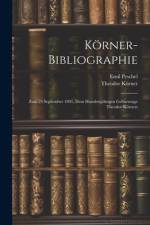 Körner-Bibliographie af Theodor KÃ¶rner