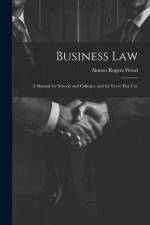 Business Law af Alonzo Rogers Weed