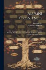 Alumni Oxonienses af Joseph Foster
