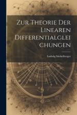 Zur Theorie Der Linearen Differentialgleichungen af Ludwig Stickelberger