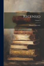 Recensio; Volume 3