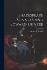 Shakespeare Sonnets And Edward De Vere
