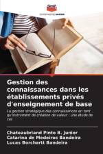 Gestion des connaissances dans les établissements privés d'enseignement de base af Chateaubriand Pinto B. Junior