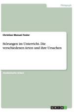 Störungen im Unterricht. Die verschiedenen Arten und ihre Ursachen af Christian Manuel Fesler