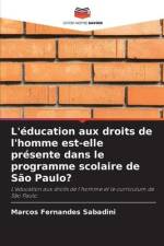 L'éducation aux droits de l'homme est-elle présente dans le programme scolaire de São Paulo? af Marcos Fernandes Sabadini