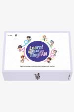 Learn! KOREAN With TinyTAN | 2-Book-Set | With Motipen | Korean Learning for Beginners With BTS Voices | Korean Keyboard Stickers | Flash Cards